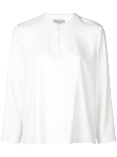 Jason Wu блузка прямого кроя с длинными рукавами