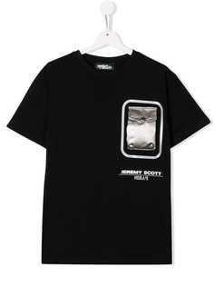 Jeremy Scott Junior футболка с контрастным карманом