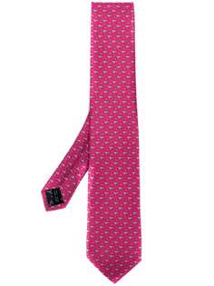 Salvatore Ferragamo галстук с вышивкой