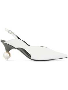 Yuul Yie туфли на скульптурном каблуке с ремешком на пятке