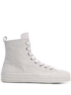Ann Demeulemeester высокие кроссовки на шнуровке
