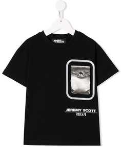 Jeremy Scott Junior футболка с контрастным карманом