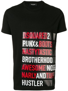 Dsquared2 футболка с надписью