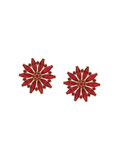 Versace серьги с декором из кристаллов