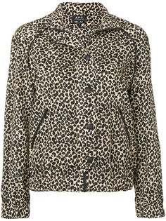 A.P.C. куртка с леопардовым принтом