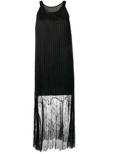 McQ Alexander McQueen плиссированное платье макси из кружева
