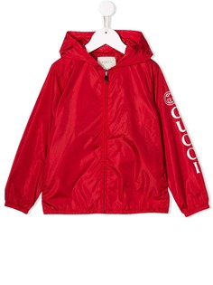 Gucci Kids плащ с логотипом