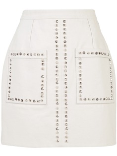 Proenza Schouler короткая юбка с вышивкой