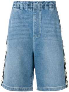 Kappa джинсовые шорты с контрастным логотипом