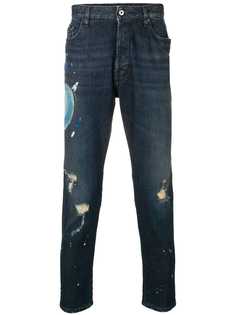 Just Cavalli джинсы с эффектом краски