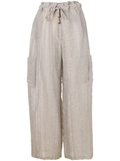 Jean Louis Scherrer Pre-Owned брюки палаццо 2000-х годов