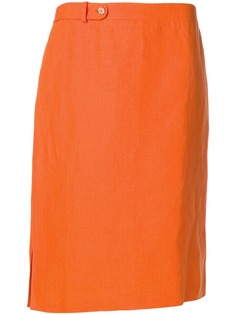 Salvatore Ferragamo Pre-Owned юбка прямого кроя 1980-х годов