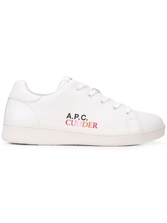A.P.C. кроссовки с логотипом
