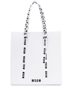 MSGM сумка-тоут с логотипом