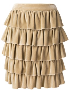 Chanel Pre-Owned юбка 2000-х годов с оборками