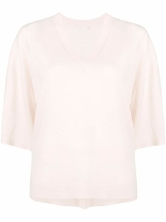 6397 вязаный топ мешковатого кроя