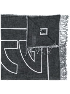 McQ Alexander McQueen платок с бахромой