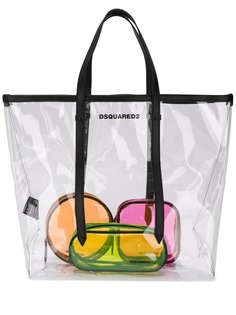 Dsquared2 прозрачная сумка-тоут с логотипом