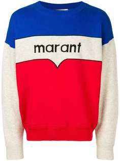 Isabel Marant трикотажный джемпер с логотипом