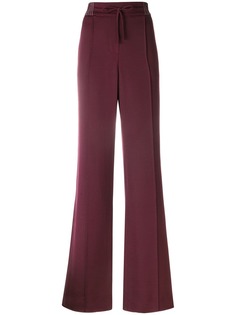 Valentino брюки-палаццо с декоративной строчкой