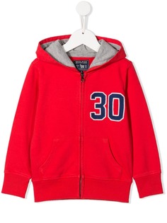 Woolrich Kids худи на молнии с логотипом