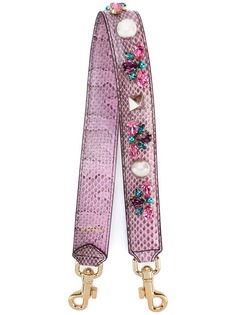 Dolce & Gabbana плечевой ремень с блестящей отделкой