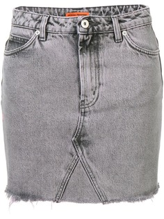 Heron Preston джинсовая юбка из вареного денима