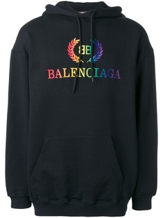Balenciaga худи с логотипом BB