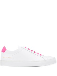Common Projects кеды на шнуровке с контрастной отделкой