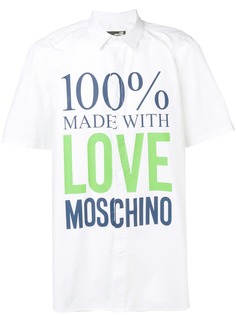 Love Moschino рубашка 100% Made With Love