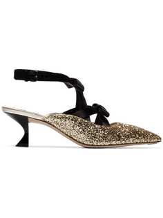 Miu Miu туфли с блестящей отделкой