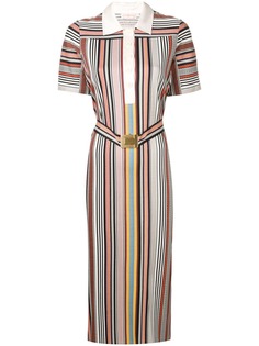 Tory Burch платье-рубашка в полоску