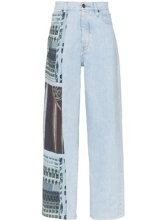 Calvin Klein Jeans Est. 1978 широкие джинсы с принтом