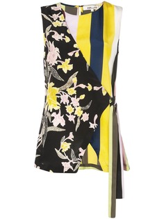 Diane von Furstenberg топ Sedona асимметричного кроя