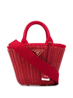 Prada плетеная сумка-корзина Middolino