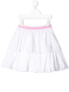 Monnalisa юбка с оборками и перфорацией