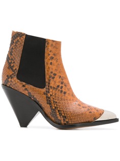 Isabel Marant Étoile ботильоны с эффектом змеиной кожи