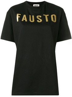 Fausto Puglisi футболка с логотипом