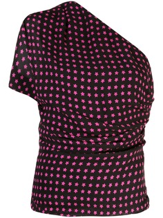 Saint Laurent топ с принтом