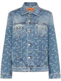 Heron Preston джинсовая куртка с принтом CTNMB