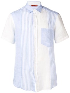 Barena рубашка в полоску в стиле пэчворк