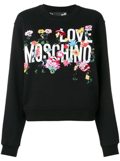 Love Moschino толстовка с логотипом