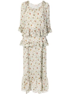 Tory Burch платье макси с цветочным принтом