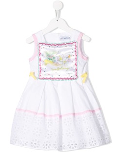 Simonetta платье с графичным принтом