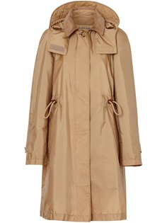 Burberry парка со съемным капюшоном