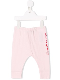 Gucci Kids легинсы с логотипом