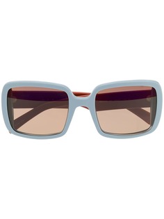 Marni Eyewear солнцезащитные очки в массивной оправе