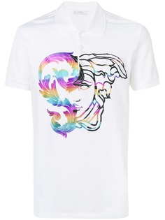 Versace Collection рубашка-поло Medusa с принтом
