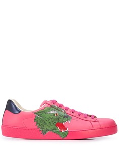 Gucci кроссовки Ace с принтом