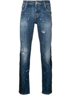 Les Hommes джинсы кроя слим с эффектом потертости
